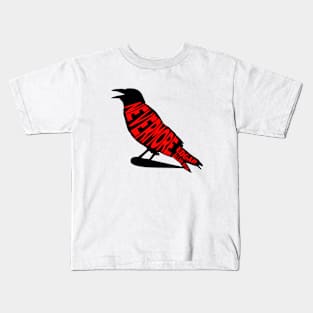 The Raven Nevermore design Kids T-Shirt